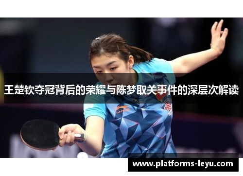 王楚钦夺冠背后的荣耀与陈梦取关事件的深层次解读