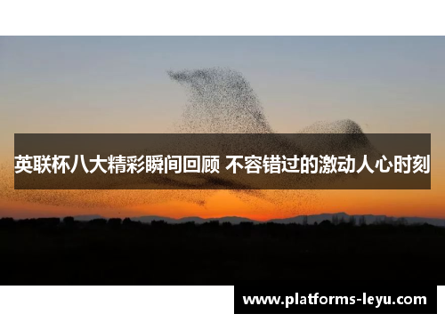 英联杯八大精彩瞬间回顾 不容错过的激动人心时刻 英联杯八大精彩瞬间回顾 不容错过的激动人心时刻